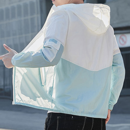 Traje de Protección Solar con Capucha - Tela Transpirable y Costuras Finas para Hombre - Image 16