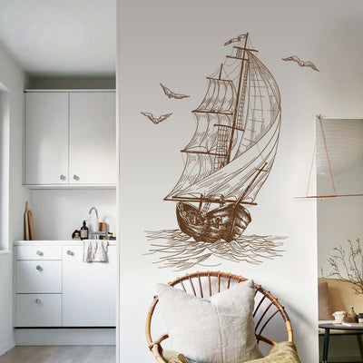 Pegatinas Decorativas de Pared - Velero Náutico