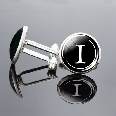Gemelos de Letra Metal con Piedra de Tiempo - Adorno Elegante para Camisa Francesa - Image 52