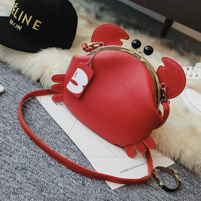 Bolso Forma Cangrejo con Cierre de Broche