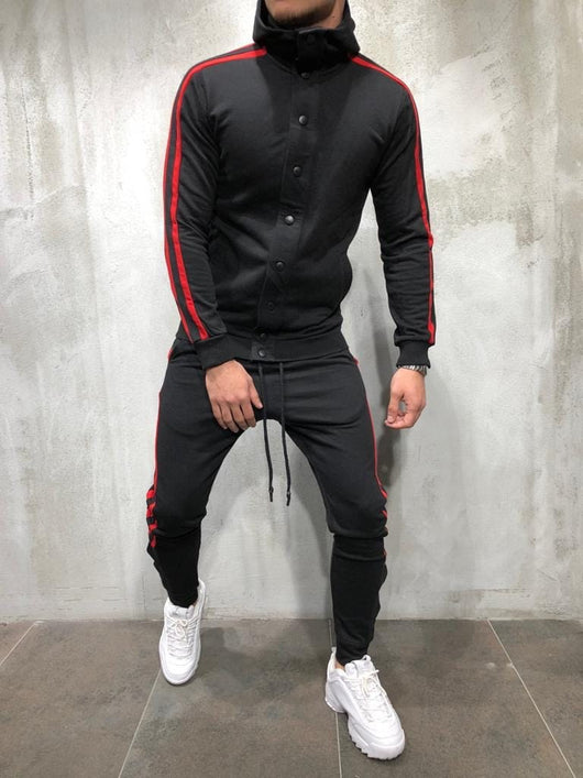 Cardigan Deportivo con Capucha y Botones para Hombre - Image 28