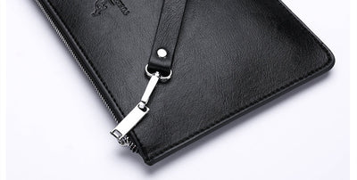 Cartera Ejecutiva de Cuero PU a Cuadros para Hombre - Image 20