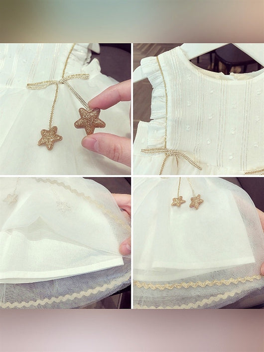 Vestido Tul Princesa Estilo Western para Niña - Verano Elegante - Image 2