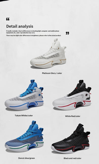 Zapatillas Deportivas Altas Transpirables con Amortiguación de Impacto - Image 19