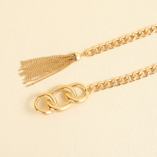 Cinturón de Cadena Metálica con Flecos para Jeans y Faldas - Image 17