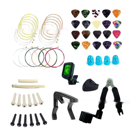 Kit Completo de Accesorios para Guitarra - Púas, Cuerdas y Estuche - Image 27