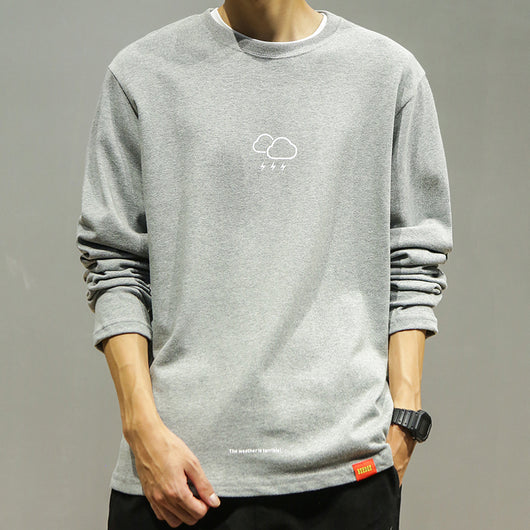 Suéter Estampado Hombre Estilo Coreano Moderno - Image 10