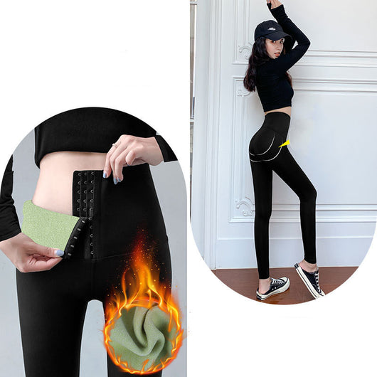 Leggings Plus Térmicos con Forro de Velvet - Abrigo Exterior - Image 9