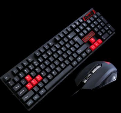 Kit Teclado y Ratón Mecánico para PC Gaming y Oficina