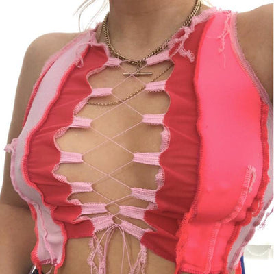Chaleco Deportivo Hueco con Tirantes Ajustables y Detalles en Color - Image 9