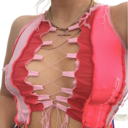 Chaleco Deportivo Hueco con Tirantes Ajustables y Detalles en Color - Image 9