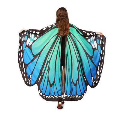 Toalla de Playa Chiffón Estampada con Mariposas - Image 2