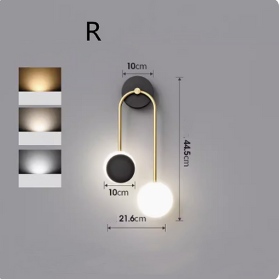 Lámpara de Pared Moderna sin Instalación para Dormitorio y Pasillo - Image 12
