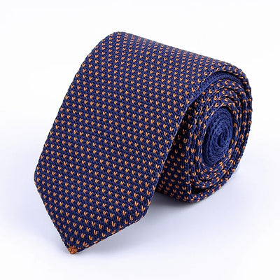 Corbata Retro Británica Coreana de Lana Tejida a Mano con Punta Afilada - Image 18
