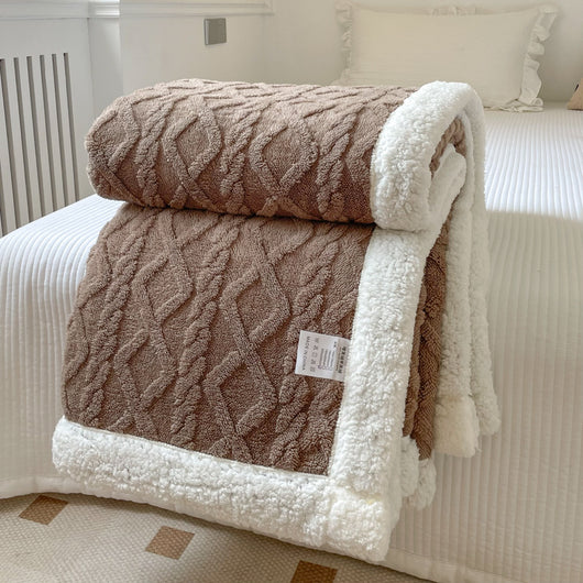 Manta Berber Jacquard de Doble Grosor - Calidez y Confort Premium - Image 9