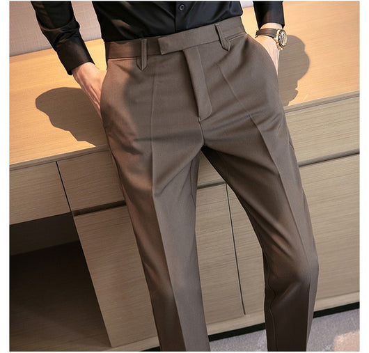 Pantalones de Vestir Clásicos Británicos para Hombre - Image 16
