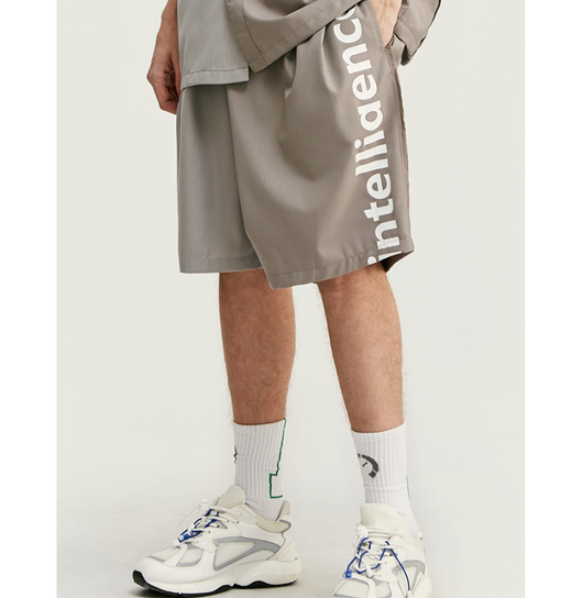 Pantalones con Estampado Inglés y Costuras en Bloques de Color