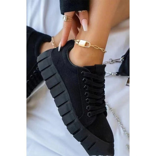 Zapatos Casuales Unisex con Plataforma y Punta Redonda - Comodidad Todo el Día - Image 15