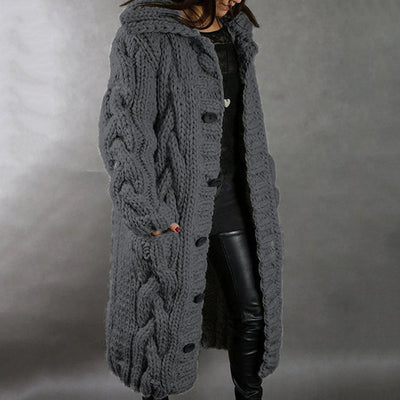Cardigan Talla Grande para Mujer con Estilo Europeo y Americano - Image 4