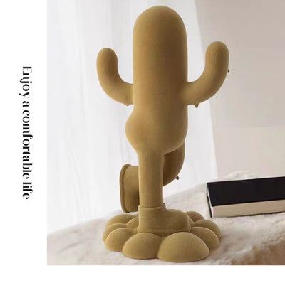 Adorno Decorativo Cactus Humanizado con Textura Suave - Image 16