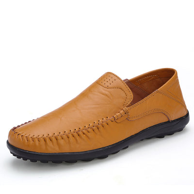 Zapatos Casuales de Cuero para Hombre Estilo Británico Ligeros y Versátiles - Image 2