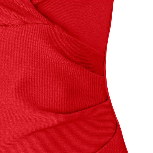 Vestido Elegante Ajustado con Escote en V - Diseño Sofisticado para Eventos - Image 10
