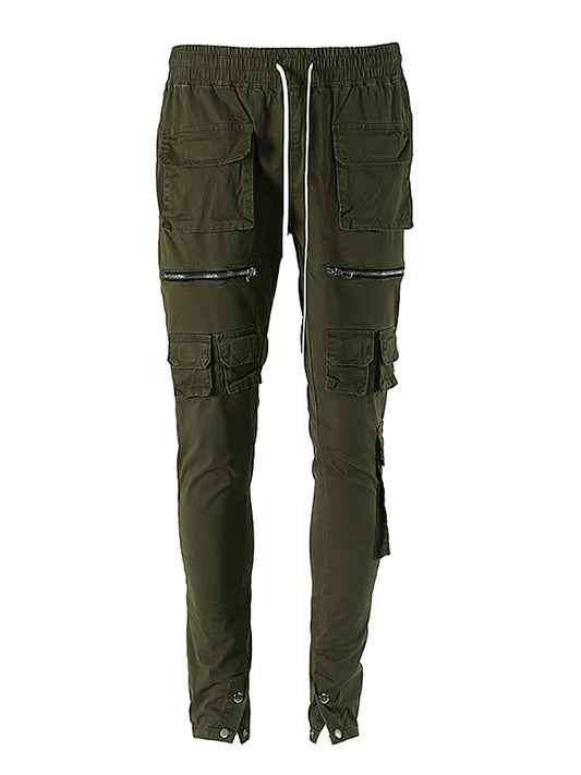 Overol Slim Fit Multibolsillos con Efecto Desgastado - Image 2