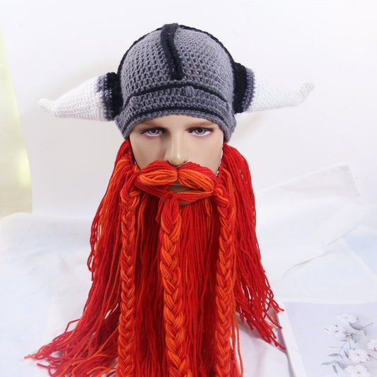 Gorro Tejido con Barba Divertido Wansheng - Image 2