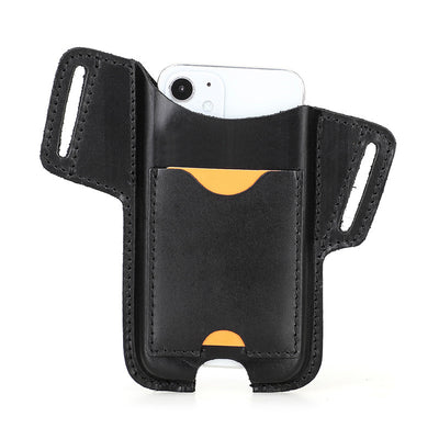 Bolsa Cinturón para Celular de Cuero Crazy Horse - Resistente para Actividades Outdoor - Image 10