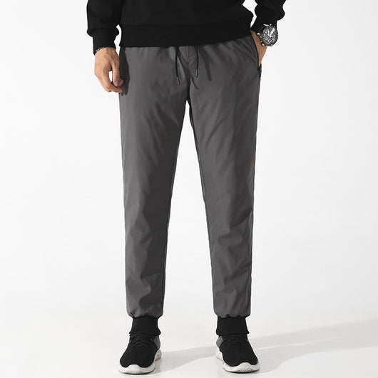 Pantalones Acolchados de Invierno con Cintura Elástica para Hombre - Image 5
