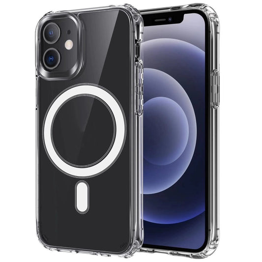Funda Magnética Transparente Compatible con iPhone 12