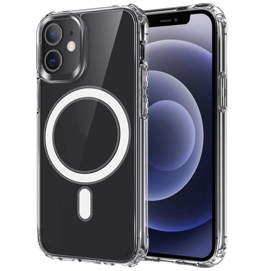 Funda Magnética Transparente Compatible con iPhone 12
