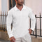Camisa Casual Americana de Solapa para Hombre - Manga Larga