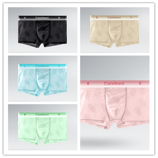 Bóxers Ultradelgados de Malla Transpirable Ice Silk Verano - Image 12