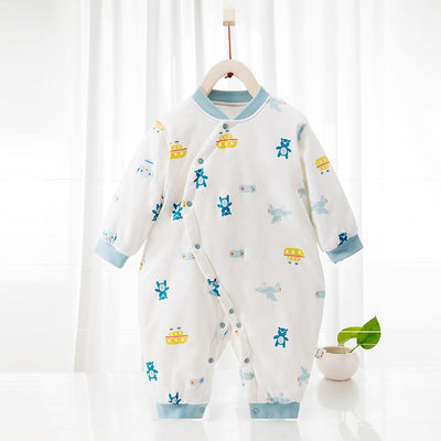 Pijama Enterizo Cálido de Algodón para Bebé Recién Nacido - Image 19