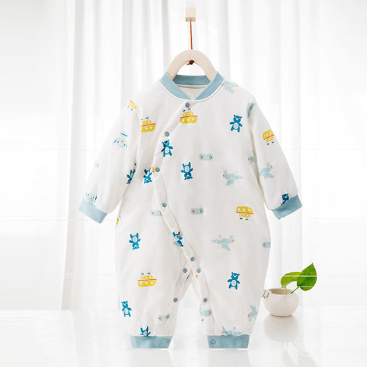 Pijama Enterizo Cálido de Algodón para Bebé Recién Nacido - Image 19