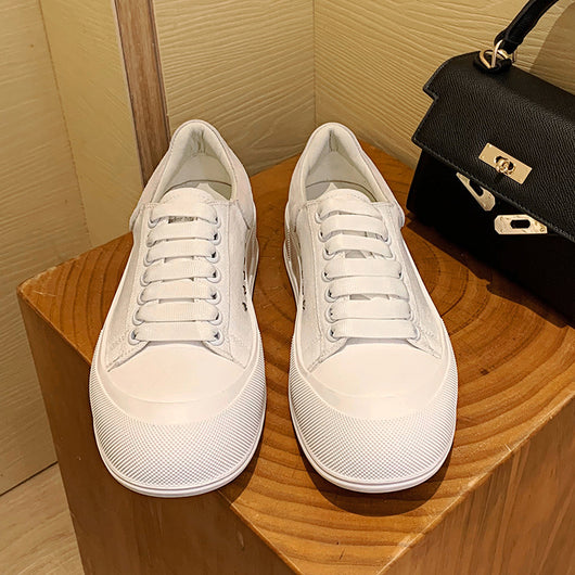 Tenis de Lona con Plataforma - Sneakers Casuales Cómodos - Image 7