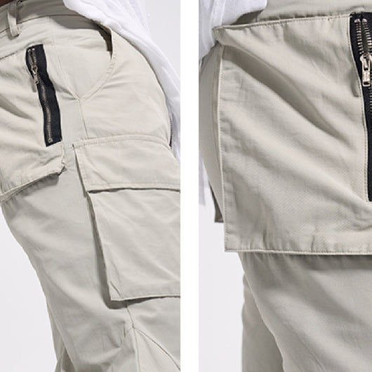 Pantalones Sueltos Acampanados con Diamantes para Hombre - Image 15