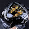 Reloj Mecánico Automático Hombre Diseño Triangular Hueco Esfera Grande