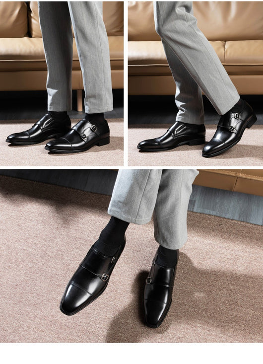 Zapatos de Cuero Premium para Hombre con Doble Hebilla - Estilo Ejecutivo - Image 11