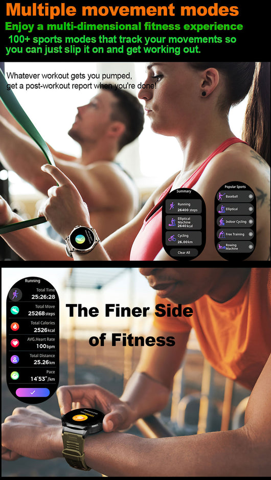 Reloj Inteligente HD con Pantalla Grande, Llamadas Bluetooth y Monitoreo de Salud - Image 12