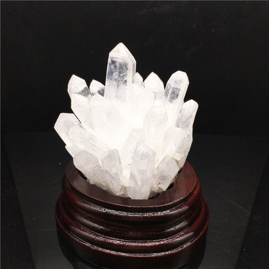 Cristal Blanco Natural Bruto - Piedra Desmagnetizante para Purificación del Hogar
