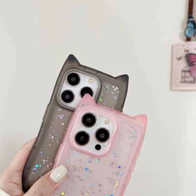 Funda para Celular con Orejas de Gato 3D y Purpurina Epoxi - Image 14