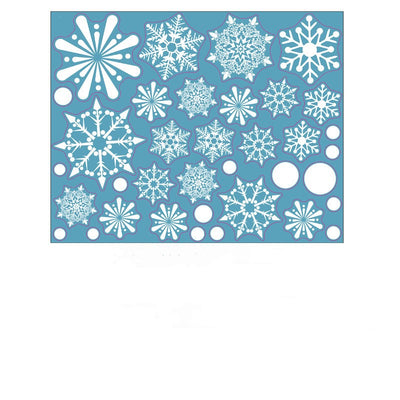 Pegatinas Navideñas y de Año Nuevo para Ventanas de Cristal Estático - Image 4