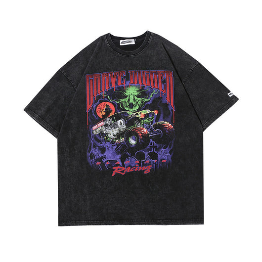 Camiseta Vintage de Calle Desgastada y Oscura - Image 22