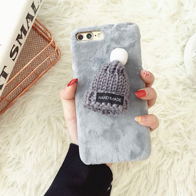 Funda Navideña de Peluche Compatible con iPhone 7/8 Plus - Image 8