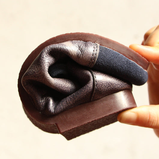 Zapatos Planos de Cuero Genuino para Mujer - Diseño Minimalista Punta Baja - Image 9