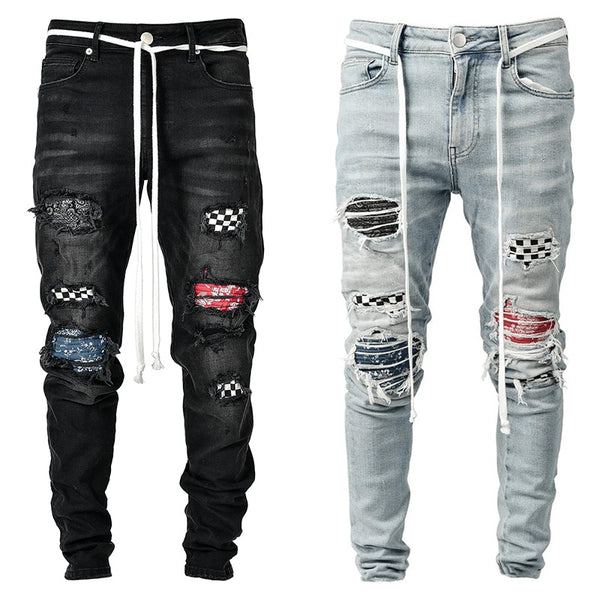 Pantalón Slim Fit Rotos Moderno