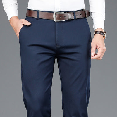 Pantalones Rectos Cómodos para Hombre Maduro - Image 6