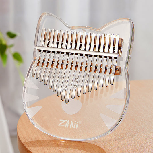 Piano de Dedos Cristal 17 Tonos para Principiantes
